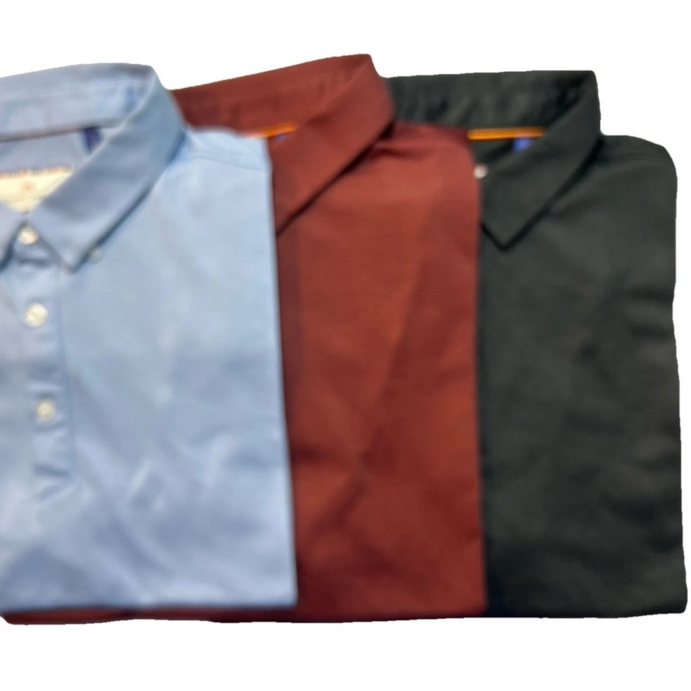 Lot of 3 Modern Ambition Polo Shirts L Largge